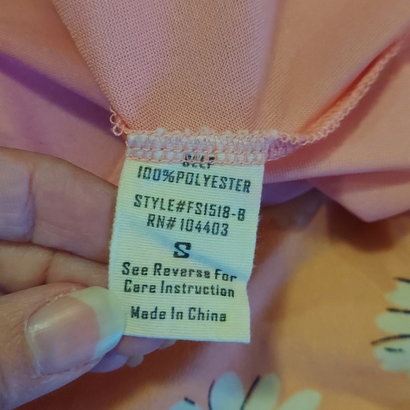 Y2K Peach Floral Daisy Mini Skirt Size Small - Picture 4 of 4